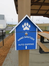Site Furnishings & Amenities Hand Sanitizer Station