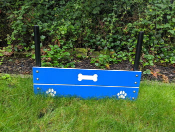 Classic Dog Park Agility Equipment Wall Jump - Double