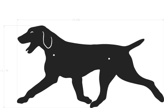 Silhouette - Blue Tick Hound