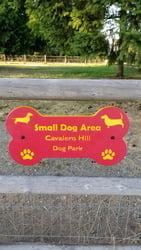 Site Furnishings & Amenities Custom Bone Sign