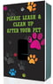 Deluxe Pet Waste Station: Paws