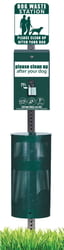 Pet Waste Solutions Complete Dog Waste Station - Single Pull