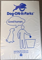 Pet Waste Solutions Good Human Roll Bags (100% recycled content) - Case of 2000