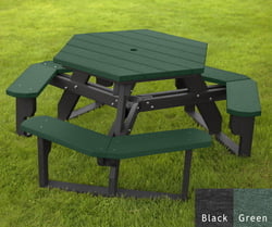 Benches & Tables HDPE Hexagon Table