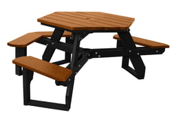 Benches & Tables HDPE Hexagon Table - ADA