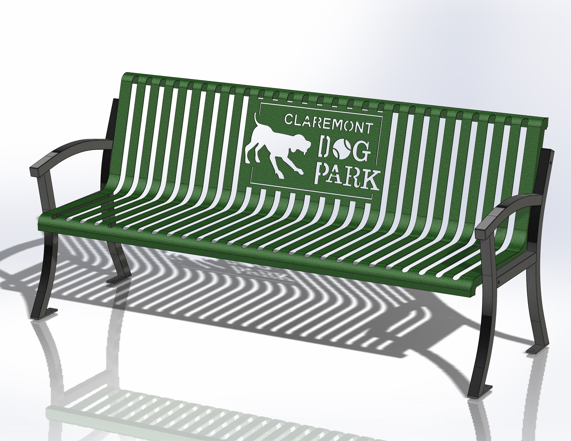 Deluxe Dog Paw Bench